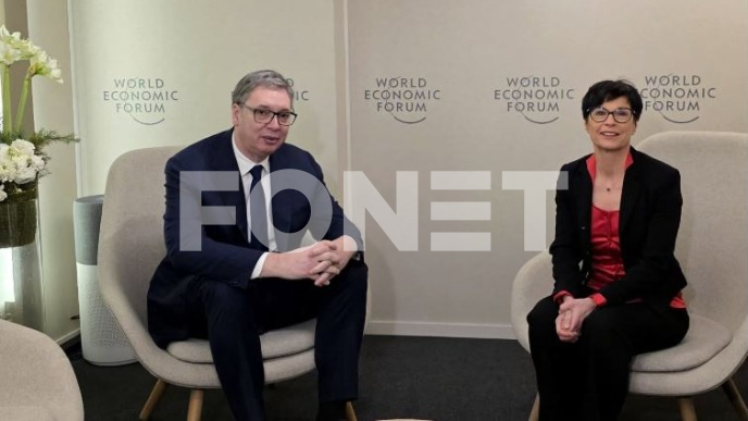 Vučić s Martom Kos